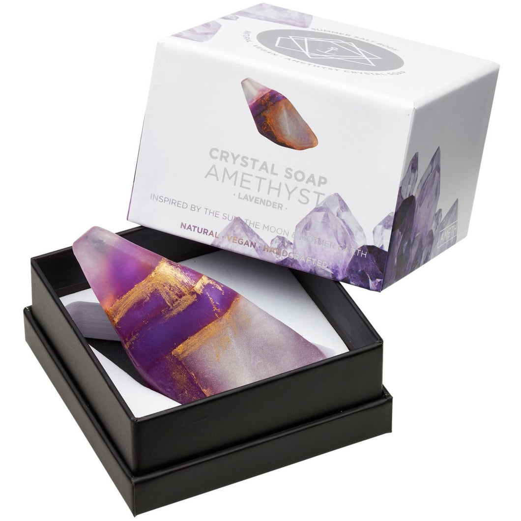 Summer Salt Body Crystal Soap - Amethyst