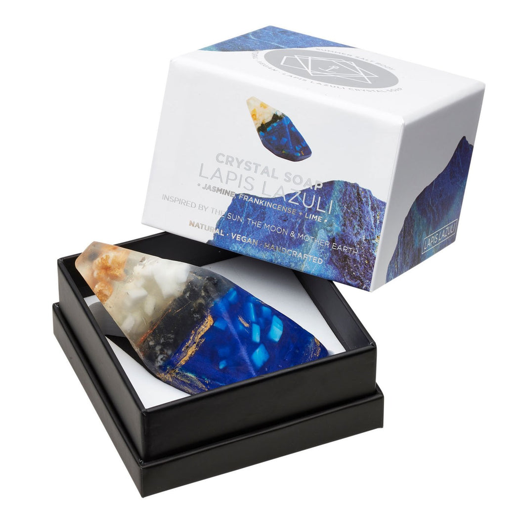 Summer Salt Body Crystal Soap - Lapis Lazuli