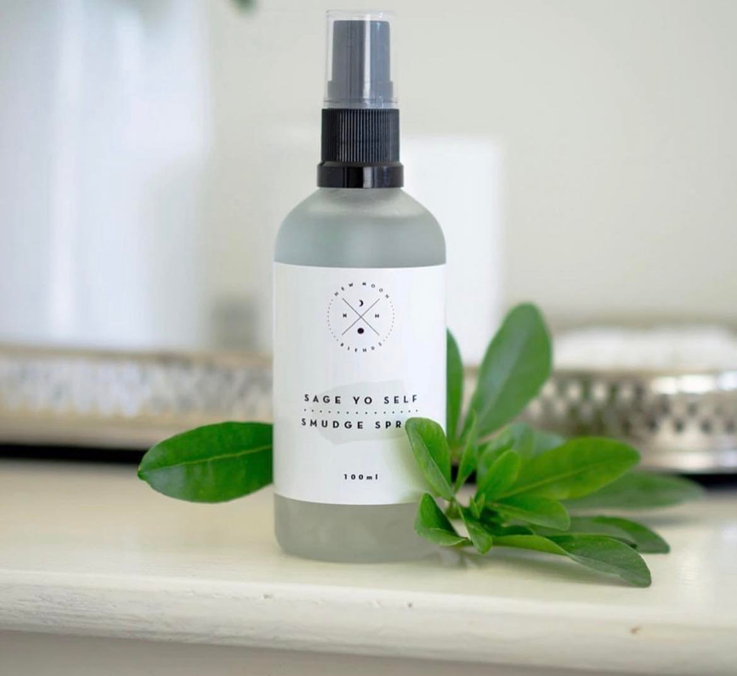 New Moon Sage Yo Self Smudge Spray
